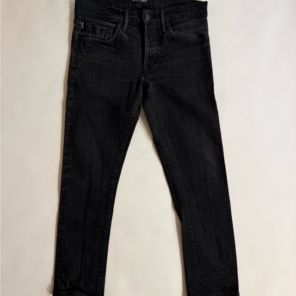 MEN’S TOM FORD BLACK SLIM JEAN